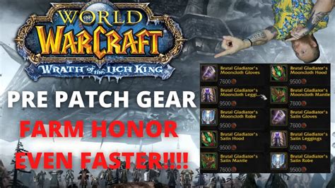 wotlk honor gear